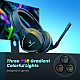 سماعة رأس للألعاب محيطية للـ Xbox PS4/5 مع مايكريفون مع 3 الوان RGB موديل G1 من شركة SoundPEATS سماعة رأس للألعاب محيطية للـ Xbox PS4/5 مع مايكريفون مع 3 الوان RGB موديل G1 من شركة SoundPEATS
