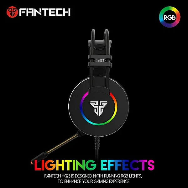سماعات العاب محيطية اوكتين بألوان RGB بكيبل USB لألعاب الفيديو للـ PS4 و الـ PC