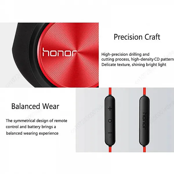 سماعة Honor XSport AM61 اللاسلكية بالبلوتوث مع ميكروفون وتصميم داخل الأذن