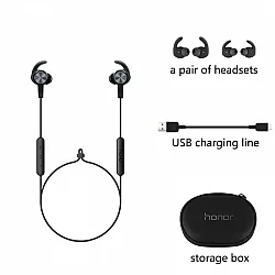 سماعة Honor XSport AM61 اللاسلكية بالبلوتوث مع ميكروفون وتصميم داخل الأذن