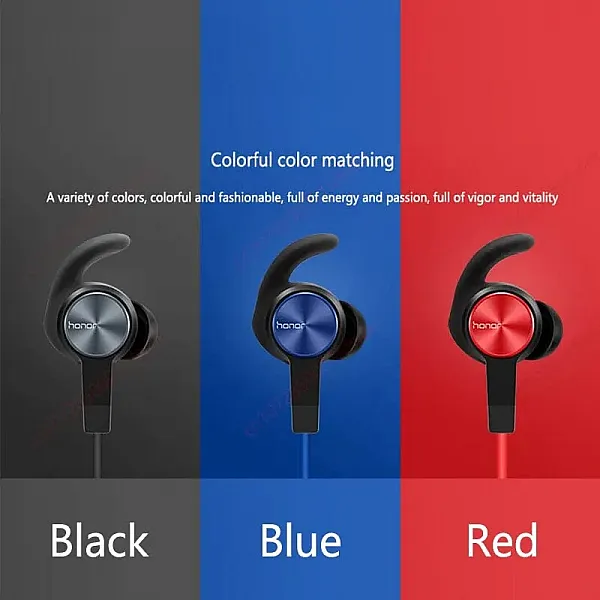 سماعة Honor XSport AM61 اللاسلكية بالبلوتوث مع ميكروفون وتصميم داخل الأذن