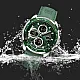 NAVIFORCE Men's Casual Watch with Leather Strap, Digital Numbers with Gregorian Calendar, Genuine 