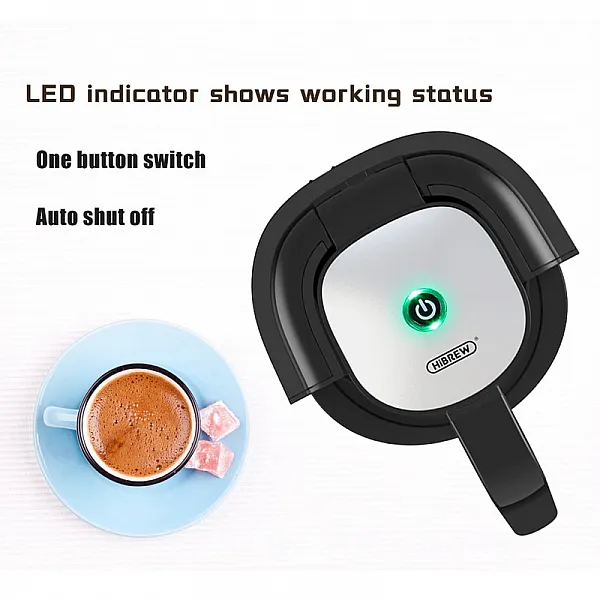 HiBREW Electric Automatic Turkish Coffee Maker, AC 220~240V, Black
