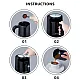 HiBREW Electric Automatic Turkish Coffee Maker, AC 220~240V, Black
