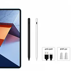 قلم يدعم هواوي ميت بوك اي  HUAWEI MateBook E 12.6" موديل 2022, قابل لإعادة الشحن ( لا يدعم راحة الكف ) و ( بديل للأصلي )