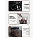 HiBREW Automatic Burr Mill Electric Coffee Grinder with 34 Gears for Espresso American Coffee Pour Over Visual Bean Storage G3