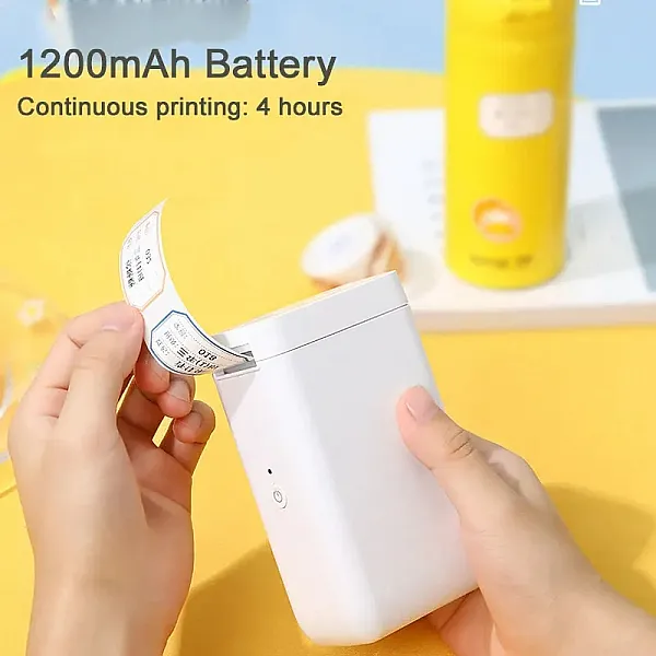 D101 Label Maker Machine Mini Pocket Thermal Label Printer All in One BT Connect Prince Tag DIY Date Journal Study Sticker Labeling Machine 10-25mm Label Width
