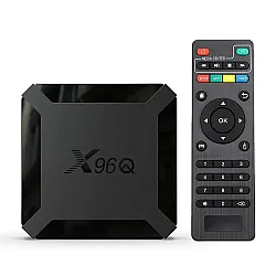 X96Q اندرويد تي في بوكس,  10.0 الكل H313 رباعي النواة ايه ار ام كورتكس A53 يدعم 4K 3D