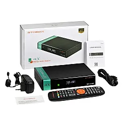 رسيفير ,جهاز استقبال الأقمار الصناعية GTMEDIA V8X بدقة HD 1080P يدعم DVB-S/S2/S2X H.265