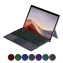 كيبورد مايكريسوفت سيرفس برو Microsoft Surface Pro 3 4 5 6 7 Go 1 2 3, وايرليس, توصيل عبر بلوتوث [حروف عربي/انجليزي]