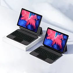 كيبورد تابلت لـ Lenovo Tab P11 Plus TB-J606F و Xiaoxin Pad Pro، و Tab M11, اتصال لاسلكي حروف عربي / انجليزي