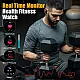 MELANDA Steel 1.39" Bluetooth Call Smartwatch Men's Sports Fitness Tracker Watches IP67 Waterproof Smartwatch for Android iOS K52
