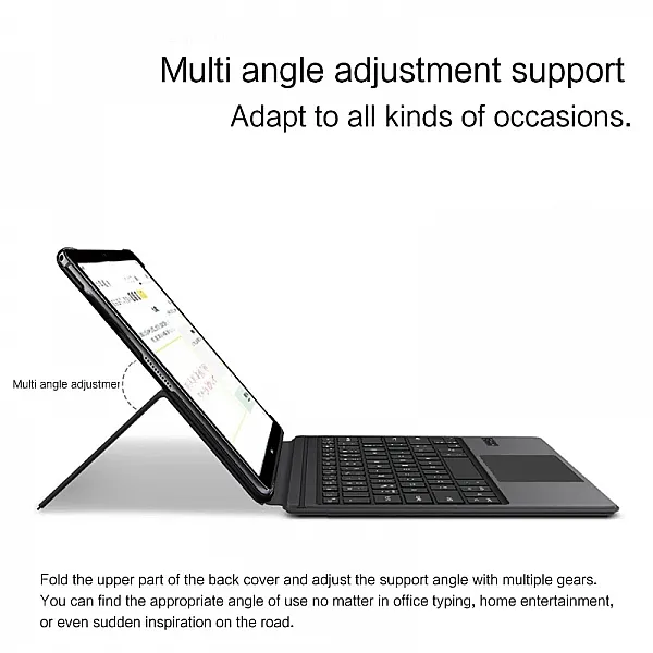 Keyboard for Huawei MateBook E 12-inch Tablet for models: 2019 | 2017 | 2015 - Arabic/English Layout