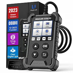 أداة تشخيص السيارات MUCAR CDL20 OBD2 مع قارئ أكواد مجاني لمسح ضوء المحرك واختبار الانبعاثات