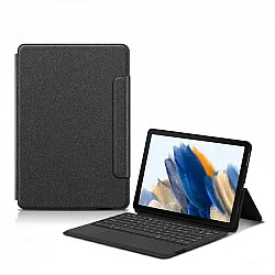 كيبورد لجهاز سامسونج جالاكسي تاب A8 10.5 بوصة (إصدار 2021 - SM-X200/SM-X205) تعمل بالبلوتوث مع لوحة لمس ( حروف عربية انجليزية )
