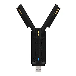 FENVI AX5400 WiFi 6E USB Adapter, tri-band adapter, ultra-fast data transfer, compatible with Windows 10 and 11