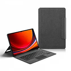 كيبورد مع غلاف لتابلت سامسونج جالكسي تاب اس 9 الترا "14.6 | Samsung Galaxy Tab S9 Ultra 14.6" كيبورد عربي/انجليزي