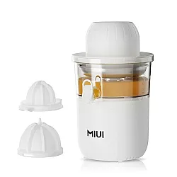 عصارة حمضيات كهربائية من MIUI مع 2 مخاريط، من الفولاذ المقاوم للصدأ، آلة استخراج عصير البرتقال الهادئة، سعة كبيرة، 850 واط