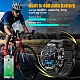 MELANDA Steel 1.39" Bluetooth Call Smartwatch Men's Sports Fitness Tracker Watches IP67 Waterproof Smartwatch for Android iOS K52