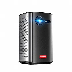 بروجكتر صغير ومحمول يعمل بنظام اندرويد, بطارية بقوة 8000 ملي امبير, 300 ANSI, قابل للشحن عبر باور بنك BYINTEK P70