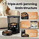 ROJECO Automatic Pet Feeder Button Version, Auto Cat Food Dispenser, Accessories Smart Control Pet Feeder for Cats, Dogs, Dry Food