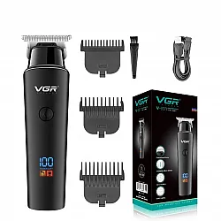 VGR Hair Trimmer Professional Electric Trimmers Cordless Hair Clipper Rechargeable LED Display V 937