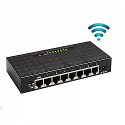 8-Port 1000Mbps Gigabit Network Switch, high performance, compatible with Category 5 and 6 cables