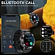 MELANDA Steel 1.39" Bluetooth Call Smartwatch Men's Sports Fitness Tracker Watches IP67 Waterproof Smartwatch for Android iOS K52