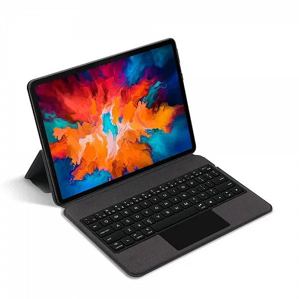 كيبورد تابلت لـ Lenovo Tab P11 Plus TB-J606F و Xiaoxin Pad Pro، و Tab M11, اتصال لاسلكي حروف عربي / انجليزي