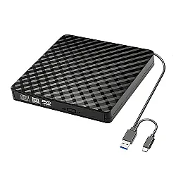 2in1 USB3.0 TypeC Slim External DVD RW CD Writer Drive Burner Reader Player Optical Drives For Laptop PC DVD Burner DVD Portatil