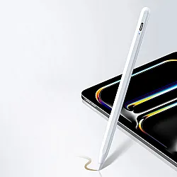 قلم ذكي عالي الأداء لأجهزة iPad (2018-2024) يتميز بالشحن السريع، رأس قابل للاستبدال، وحساسية للضغط المائل