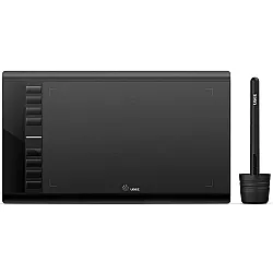 تابلت رسم رقمي مع 8 مفاتيح اختصارات ومسطرة حساسية ضغط 8192 موديل UGEE M708 